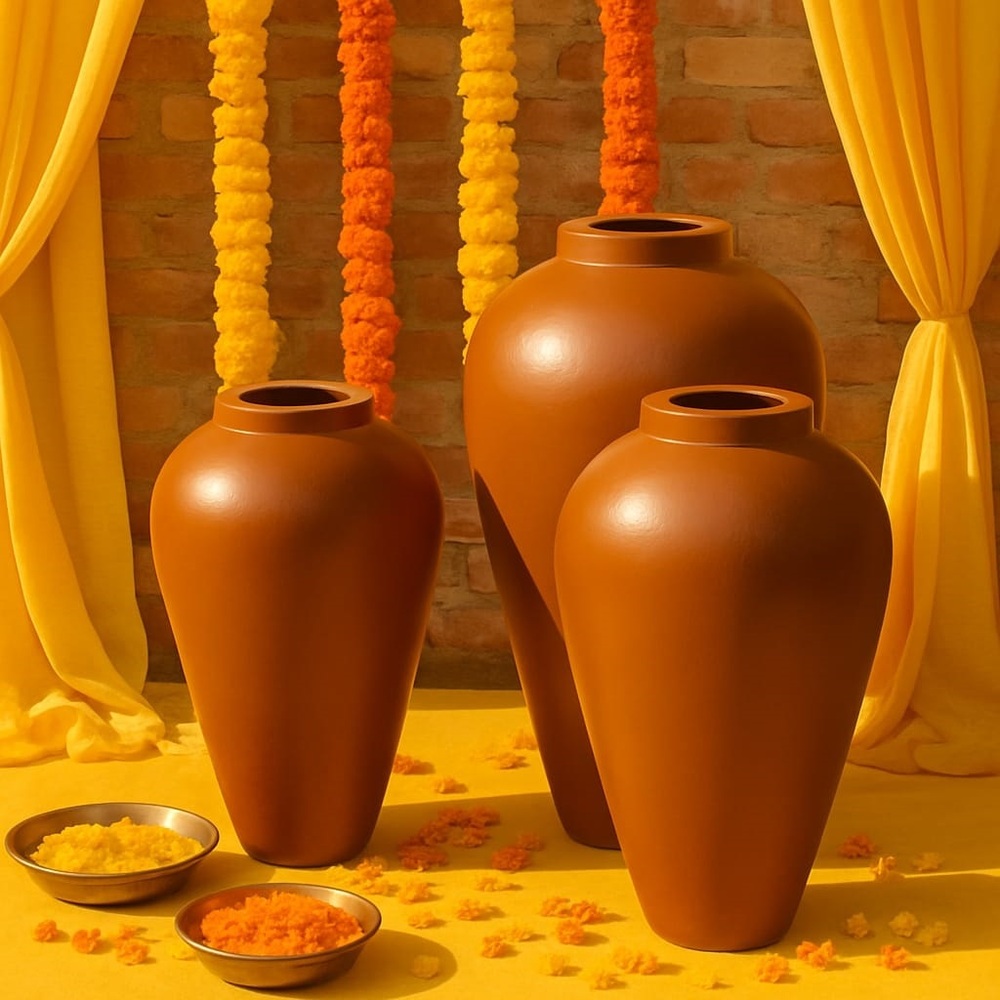 Terracotta Floor Vase