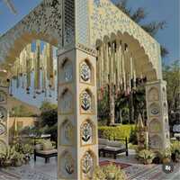 Decorated Mandap - Color: White