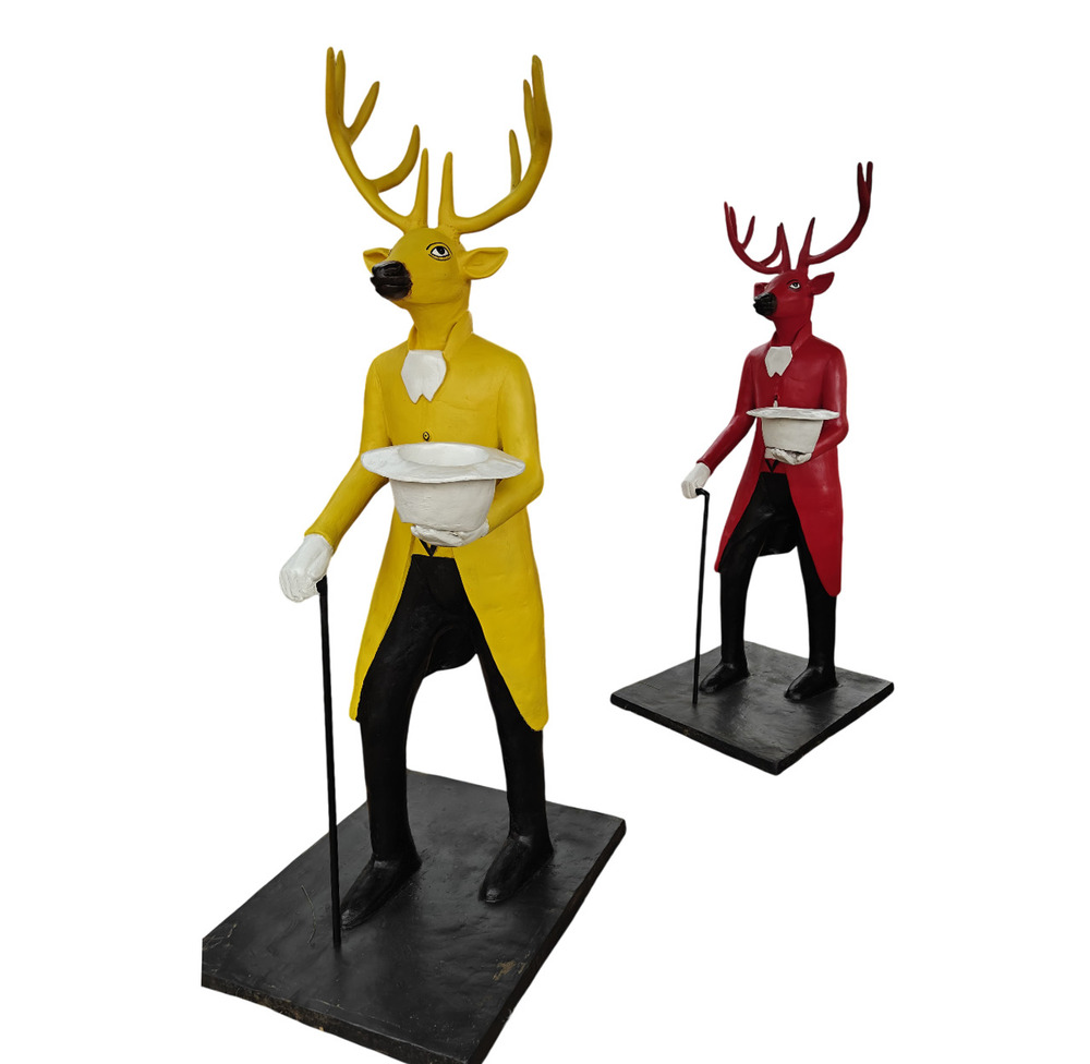 Decorative Reindeer Sculpture