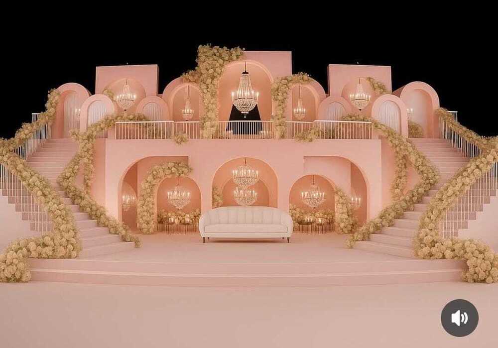 Wedding Reception Stage