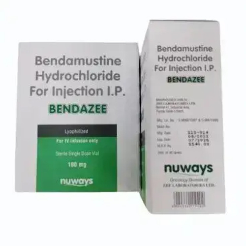 100 Mg Bendamustine Hydrohloride For Injection IP