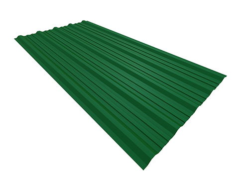 Double Ribbed Trapeziodal Profile Roofing Sheet - Features: Rust Proof