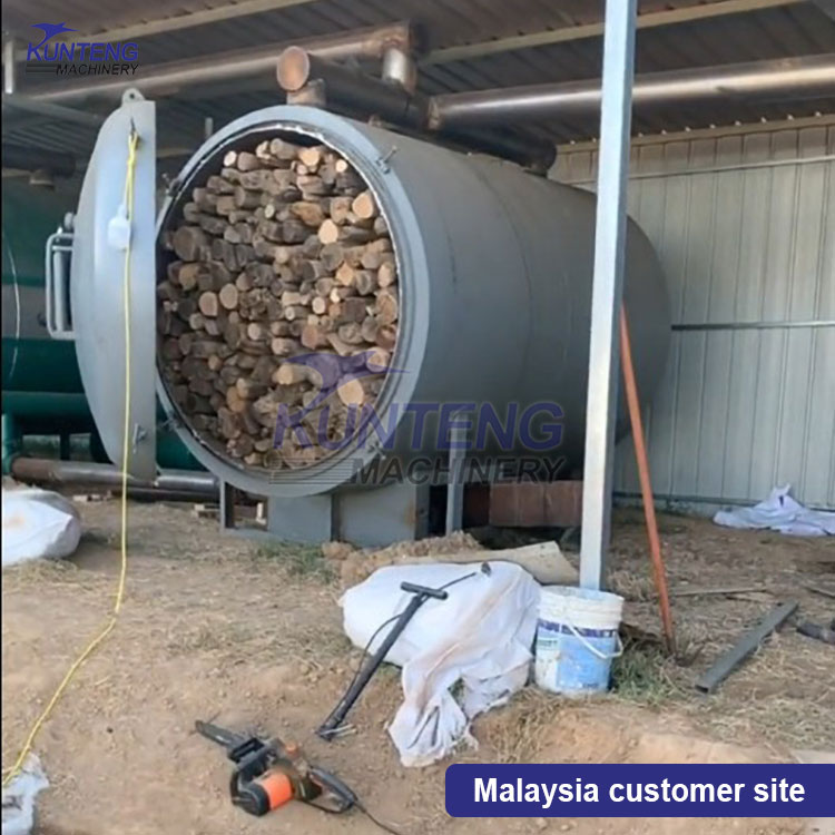 Horizontal Smokeless Wood Burning Machine