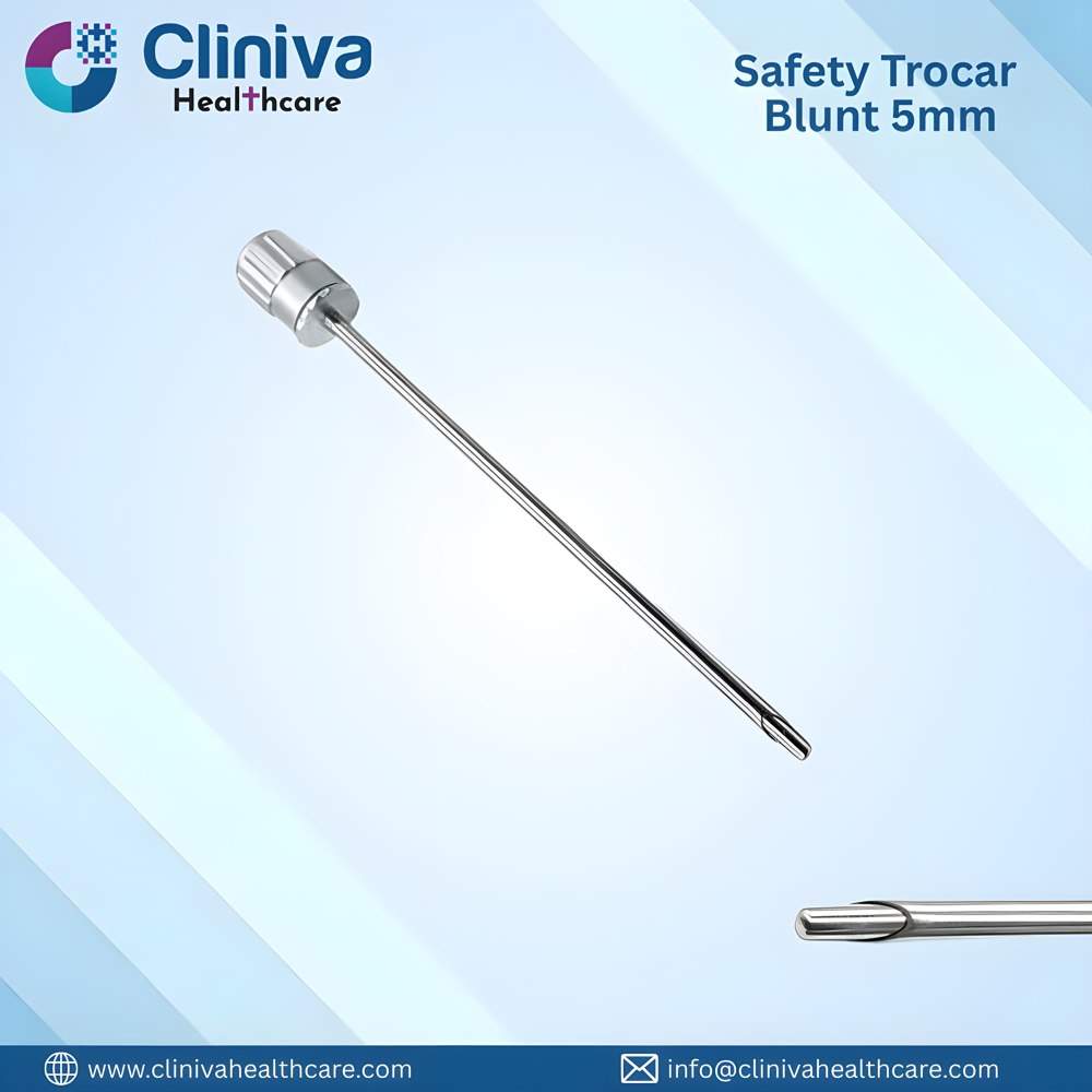 Laparoscopic Blunt Safety Trocar 5mm - Application: Hospital