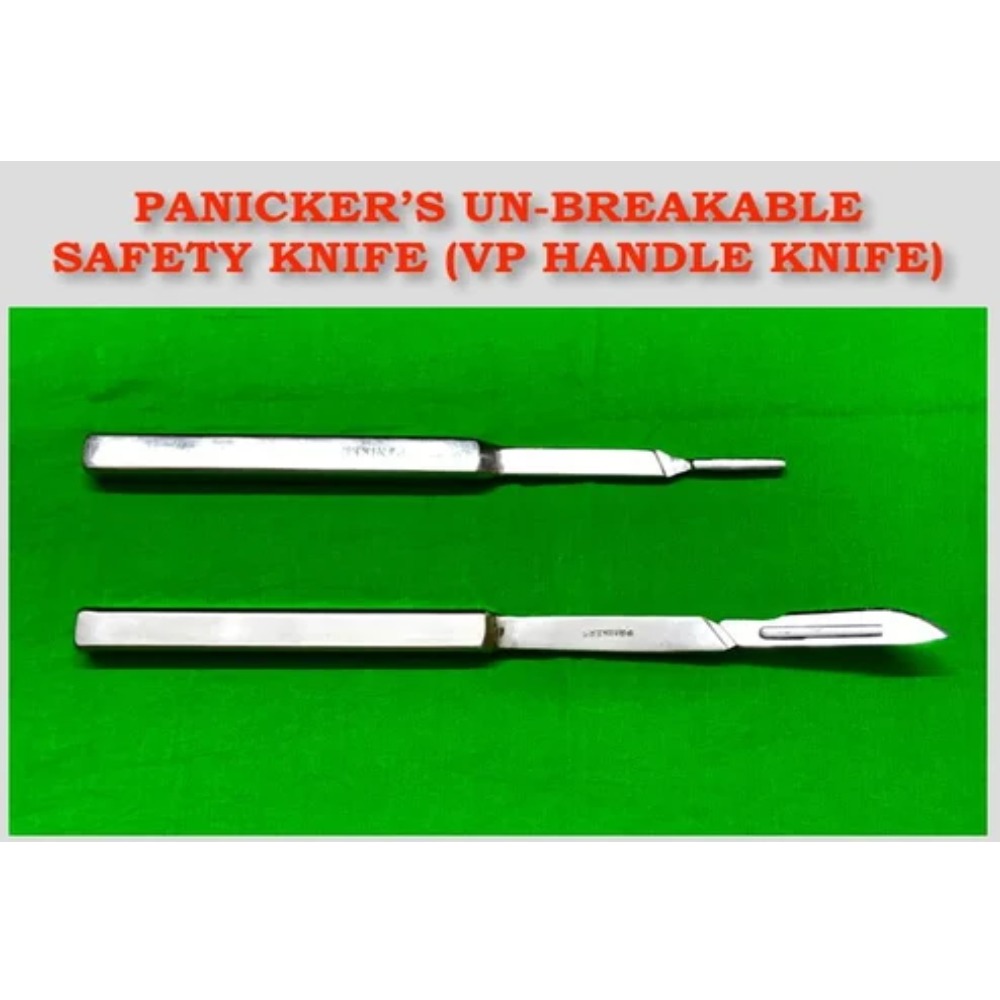 Panicker Un Breakable Safety Knife Vp Handle Knife For Gynecologist