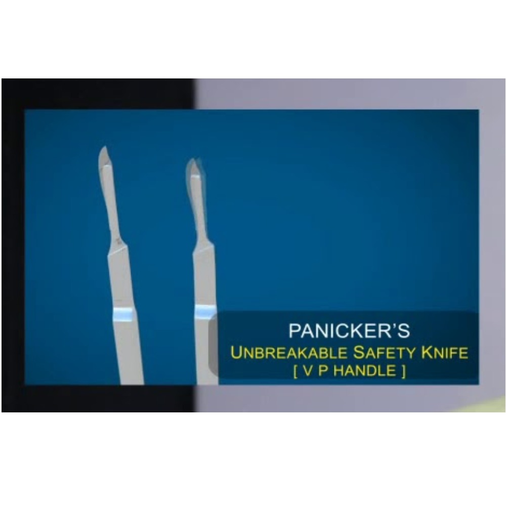 Panicker Un Breakable Safety Knife Vp Handle Knife For Gynecologist