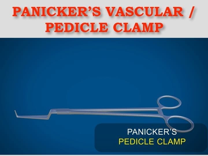 Panickers Vascular  Pedicle Clamp During Vaginal Hysterectomy