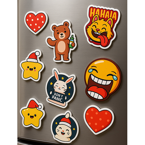 Refrigerator Magnet Stickers - Color: Multicolor