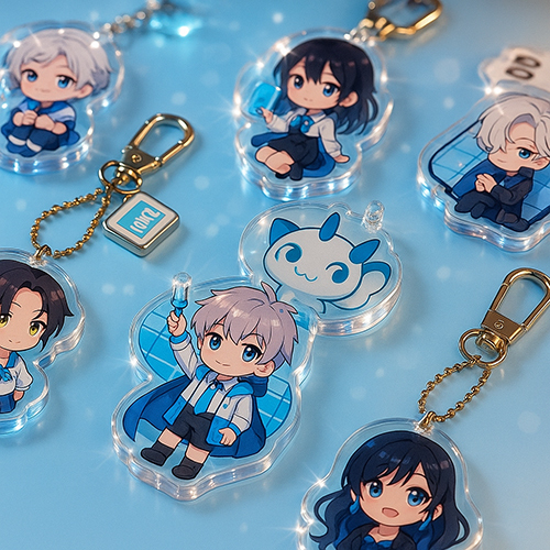 JD Acrylic Keychain