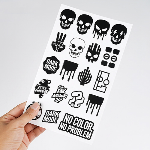 Uv Dtf Sticker - Color: Cmyk V W