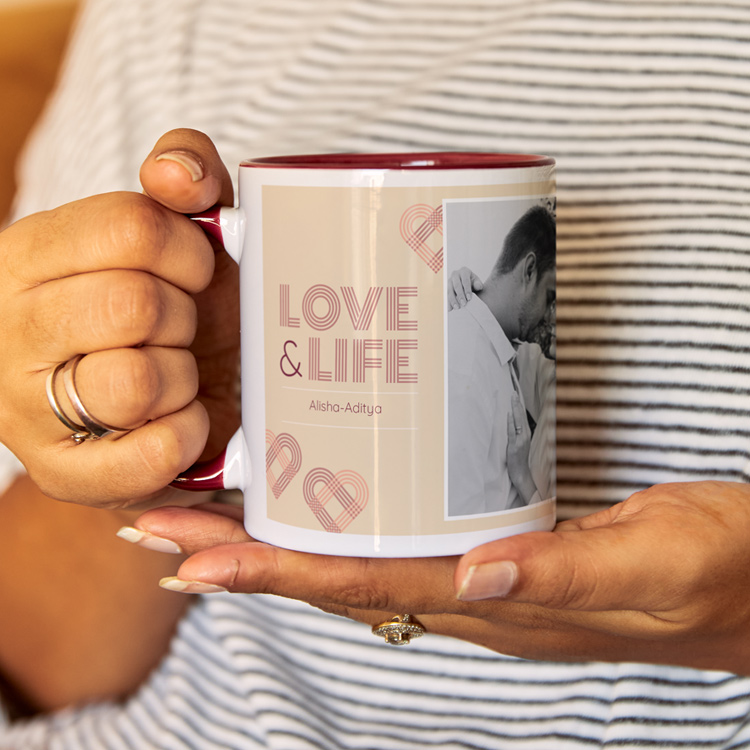 Printed Coffee Mug - Color: Multicolour