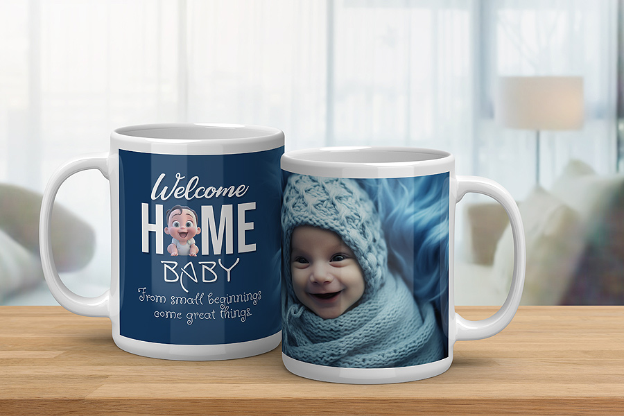 Printed Coffee Mug - Color: Multicolour
