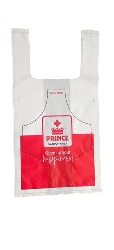 Printed Compostable Biodegradable Bag - Color: White