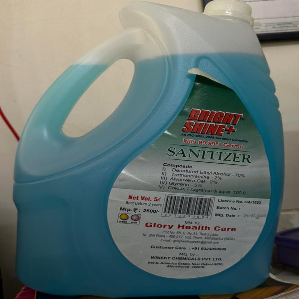 Hand Sanitizer Lemon Fragrance - Age Group: Suitable For All Ages