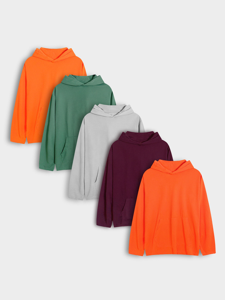 Mens Dry Fit Pullover Hoodies Mixed