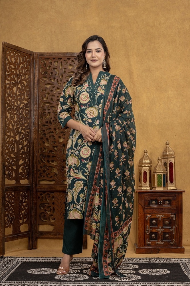 Kurti Pant Dupatta Set