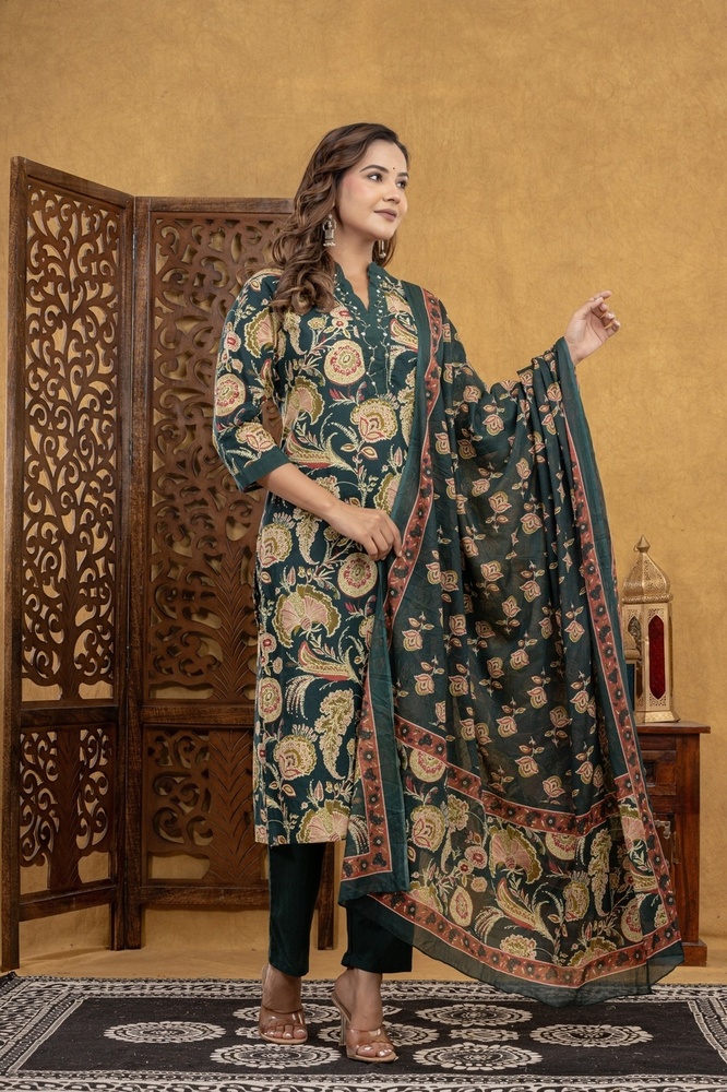 Kurti Pant Dupatta Set