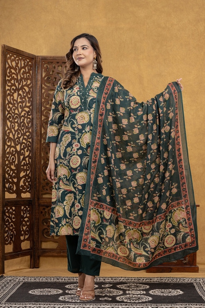 Kurti Pant Dupatta Set