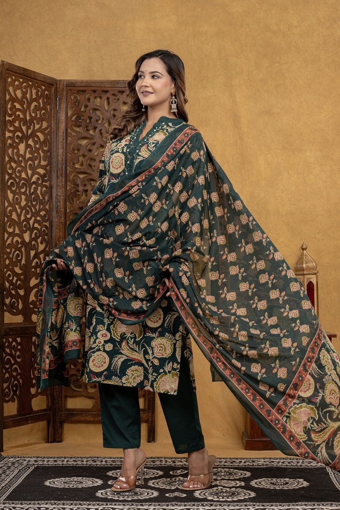 Kurti Pant Dupatta Set