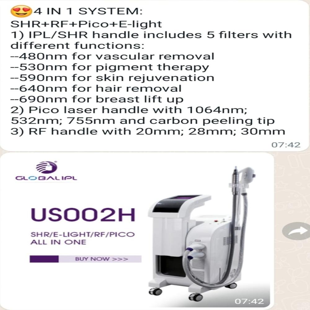 Global Laser Ipl Machine - Color: White