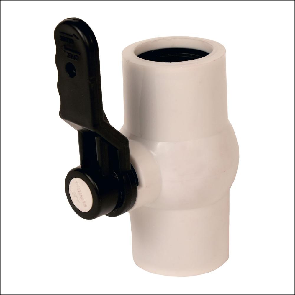 Pp White Ball Valve Long Handle