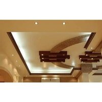 Wooden False Ceiling - Design: Modern