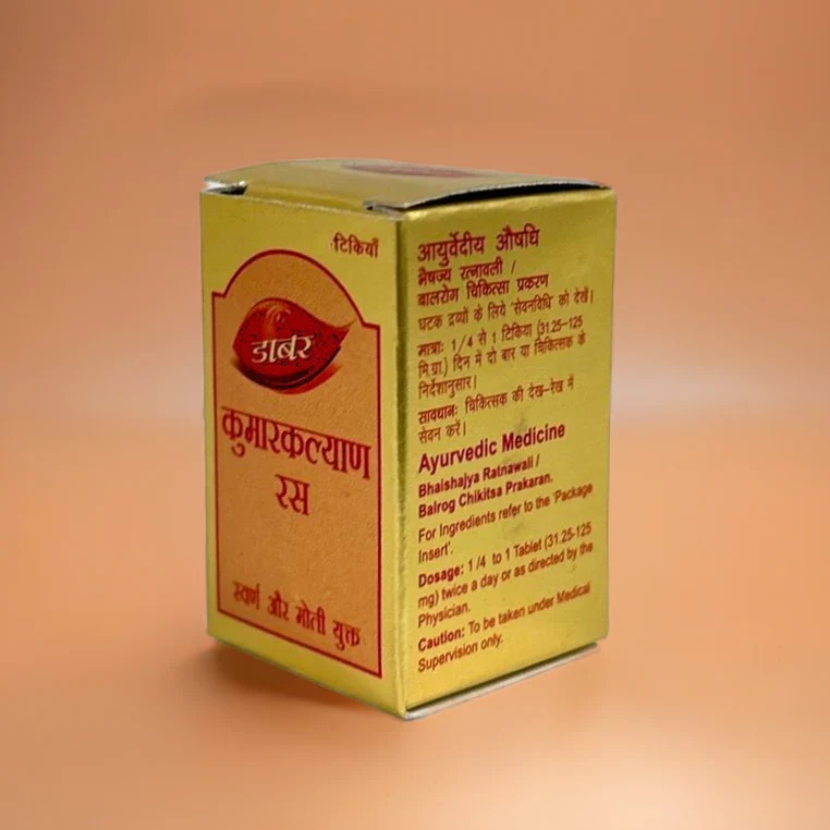 Dabur Kumarkalyan Ras 10 Tablets - Age Group: For Children(2-18years)