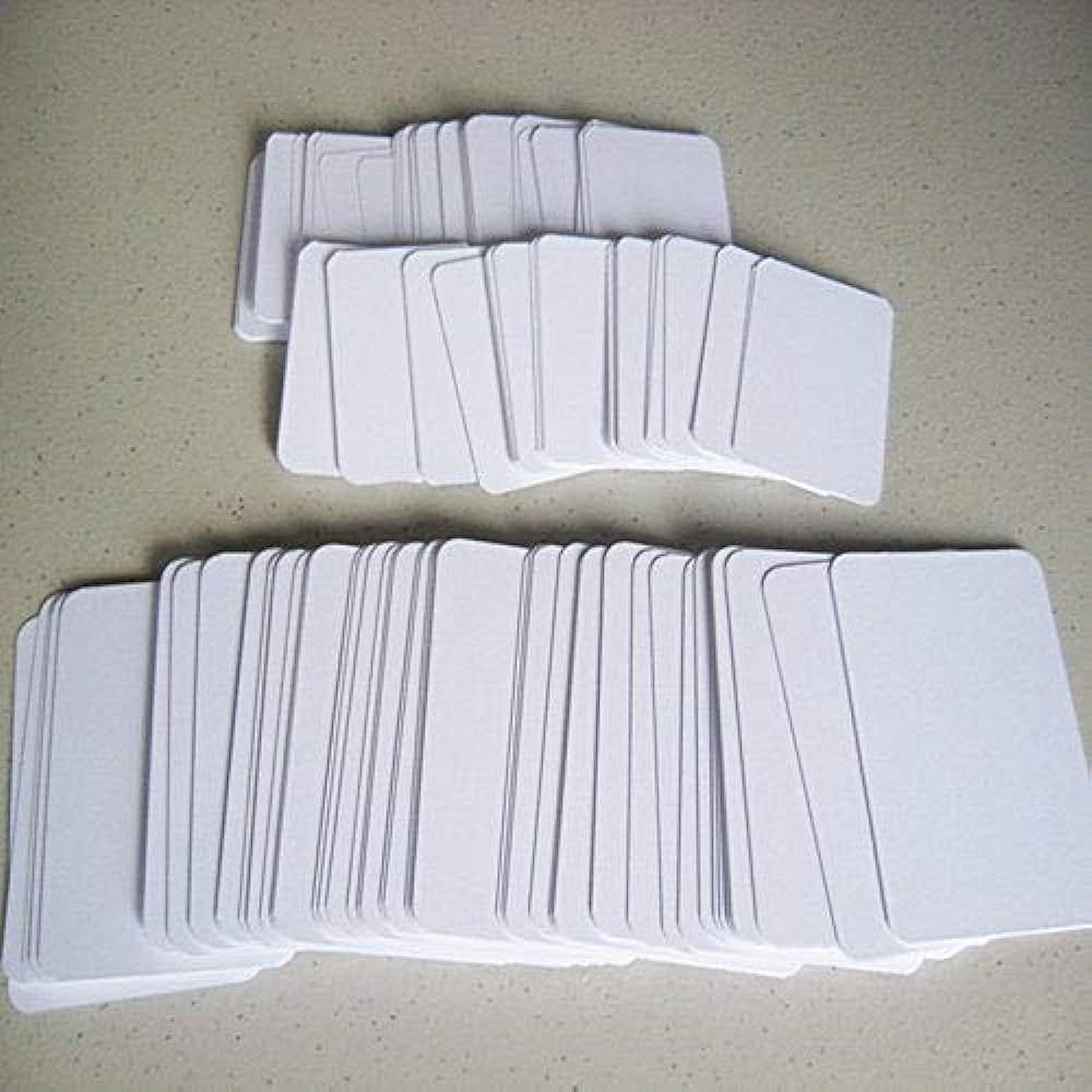 White PVC Sublimation ID Card