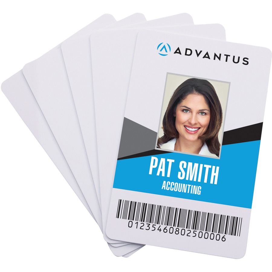 White PVC Sublimation ID Card