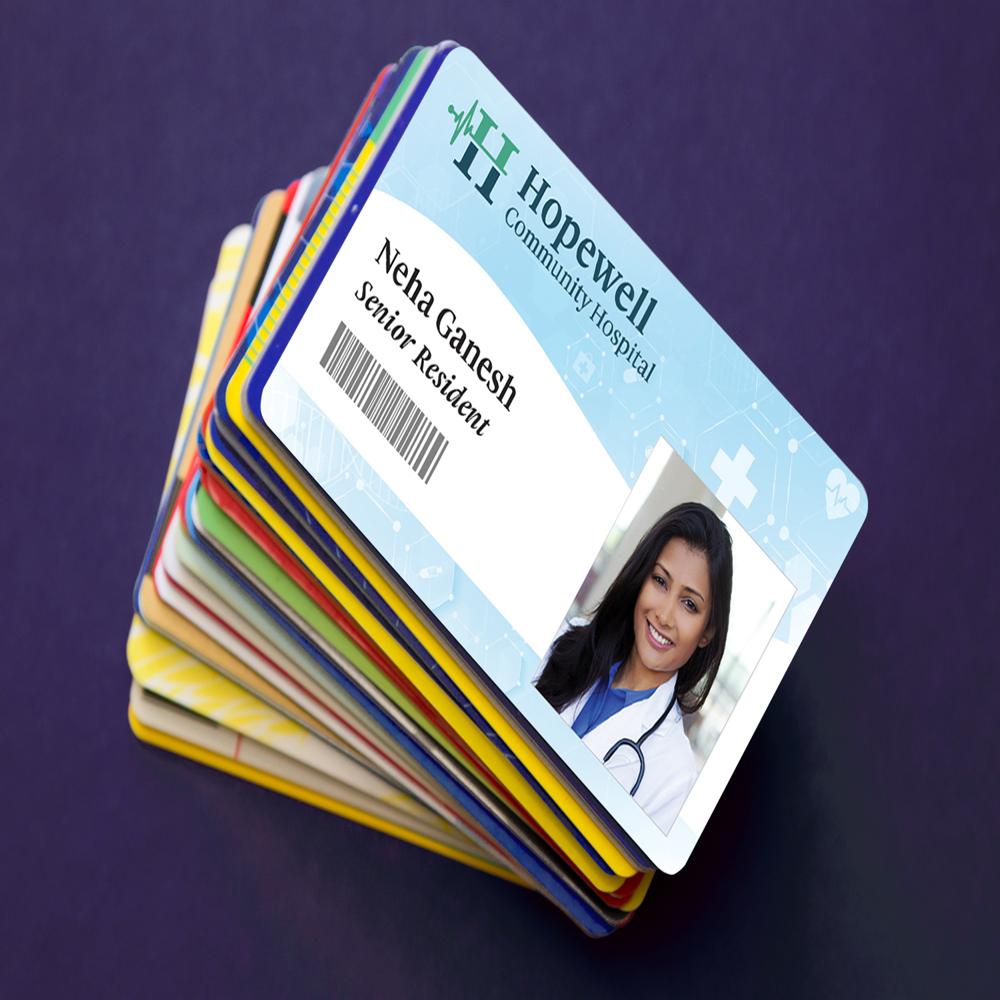 White PVC Sublimation ID Card