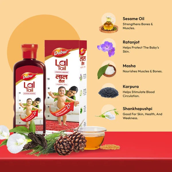 Dabur Lal Tail Baby 200ml