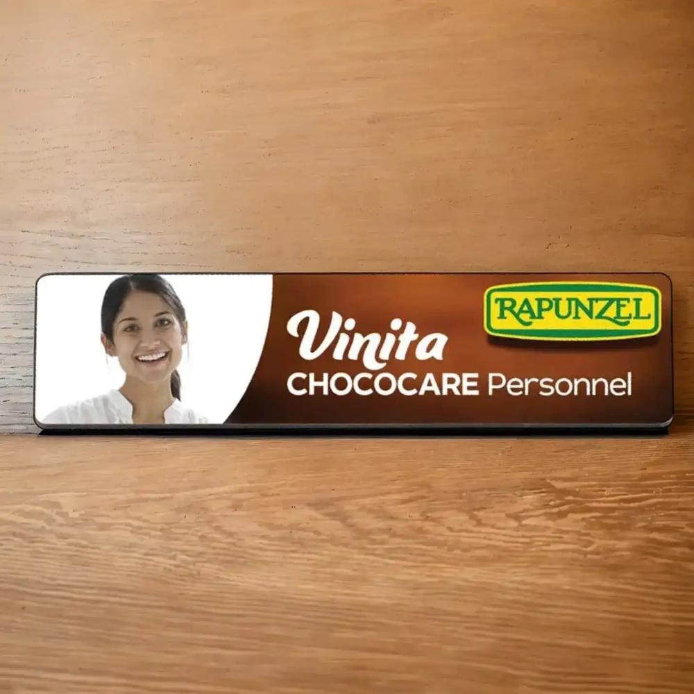 Ahb-rectangular Shape Name Badge - Color: Multi Colour