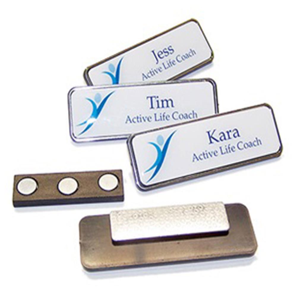 Ahb-rectangular Shape Name Badge - Color: Multi Colour