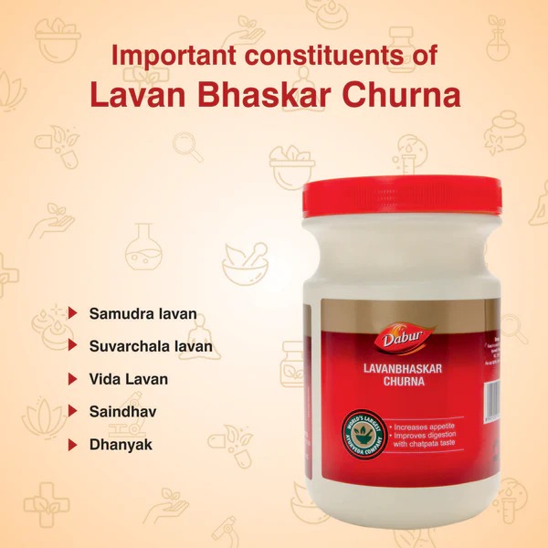 Dabur Lavanbhaskar Churna 120g - Age Group: For Adults