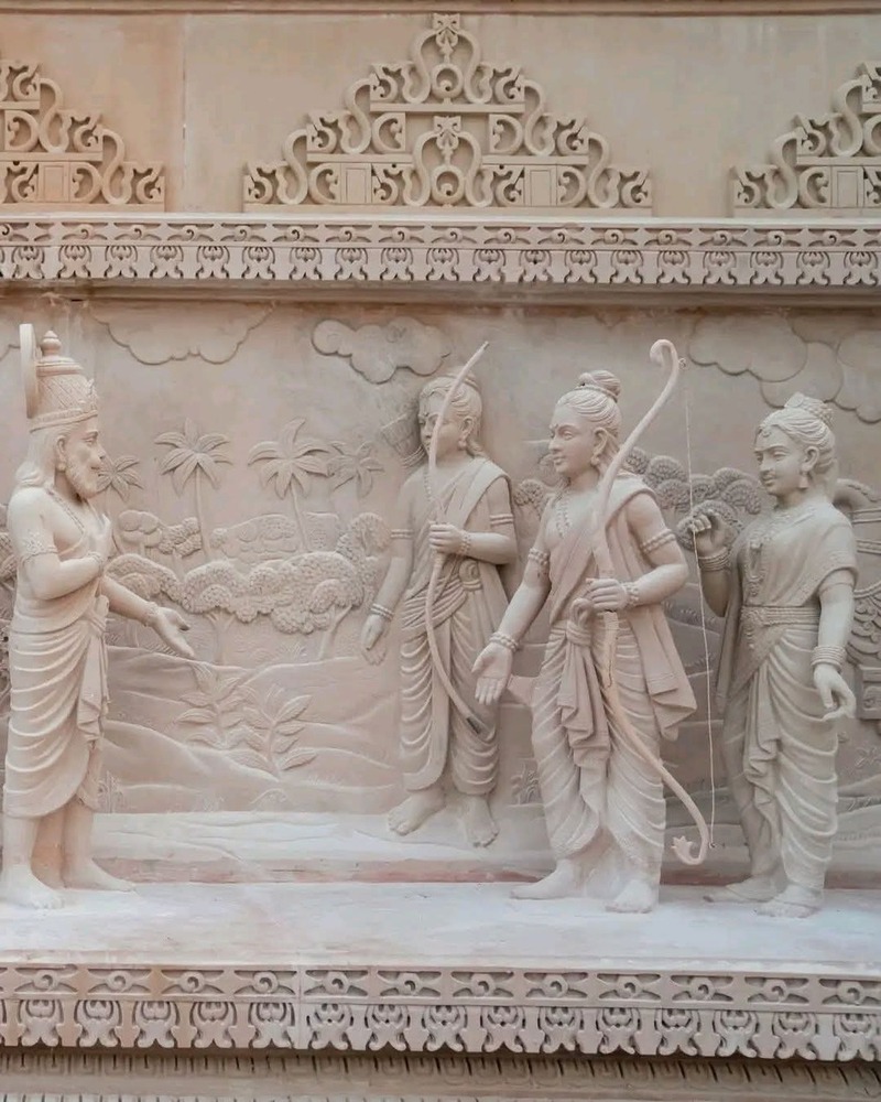 Lord Hanuman Marble Statue