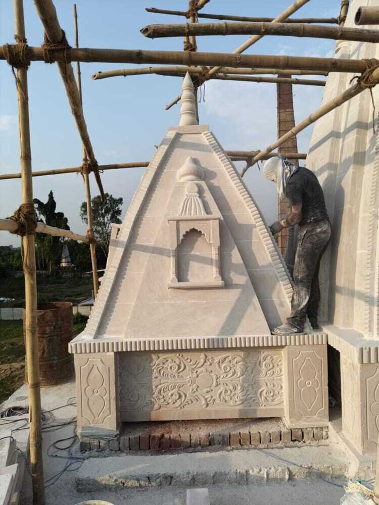 Sandstone Mandir Shikhar - Material: Marble