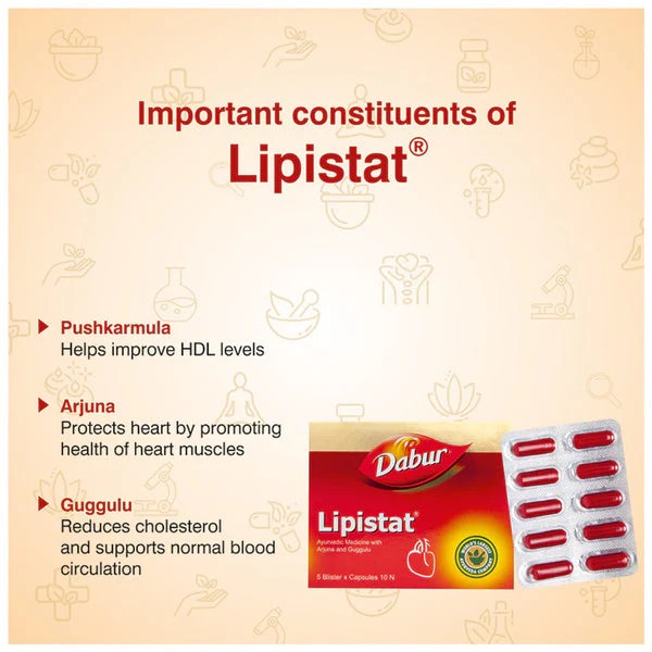 Dabur Lipistat Capsule 10 Capsules