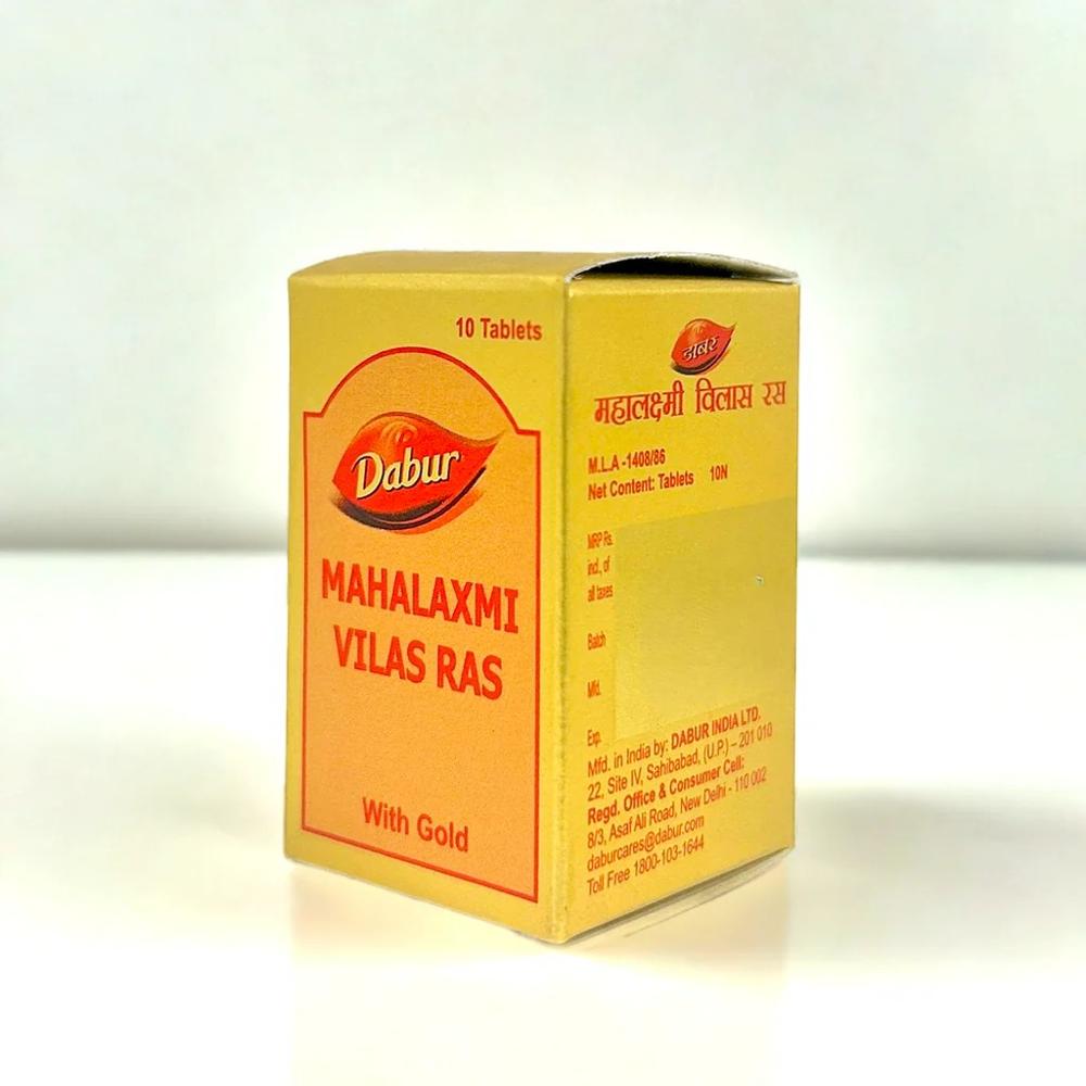 Dabur Mahalaxmi Vilas Ras Gold 10 Tablets