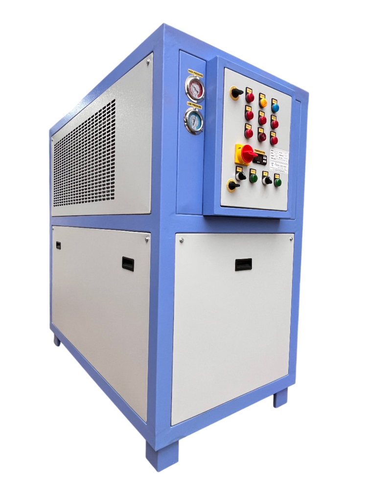 5 Tr V Type Process Chiller - Color: Blue