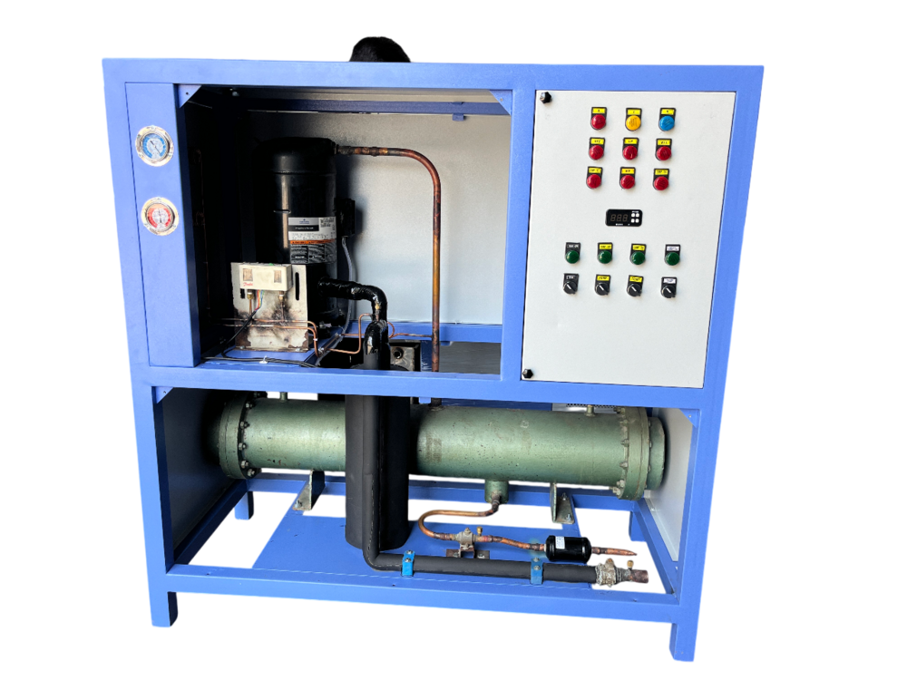 Water Cooled Condensing Unit - Color: Blue