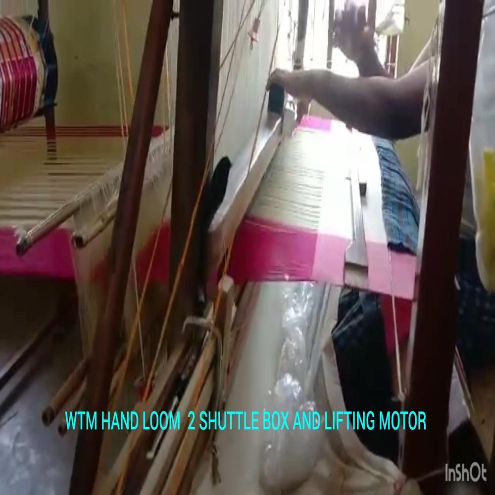 20 Meter Day Automatic Handloom Machine - Color: Wood Natural Colour`