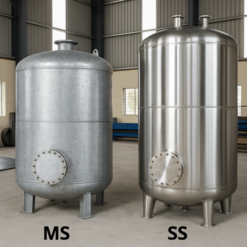 Ms And Ss Storage Tanks - Capacity: 500-1000 L Liter/Day