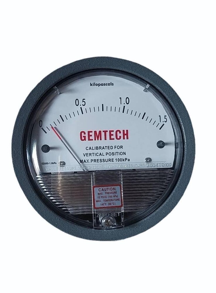 GEMTECH DIFFERENTIAL PRESSURE GAUGE In Basai Industrial Area Gurgaon