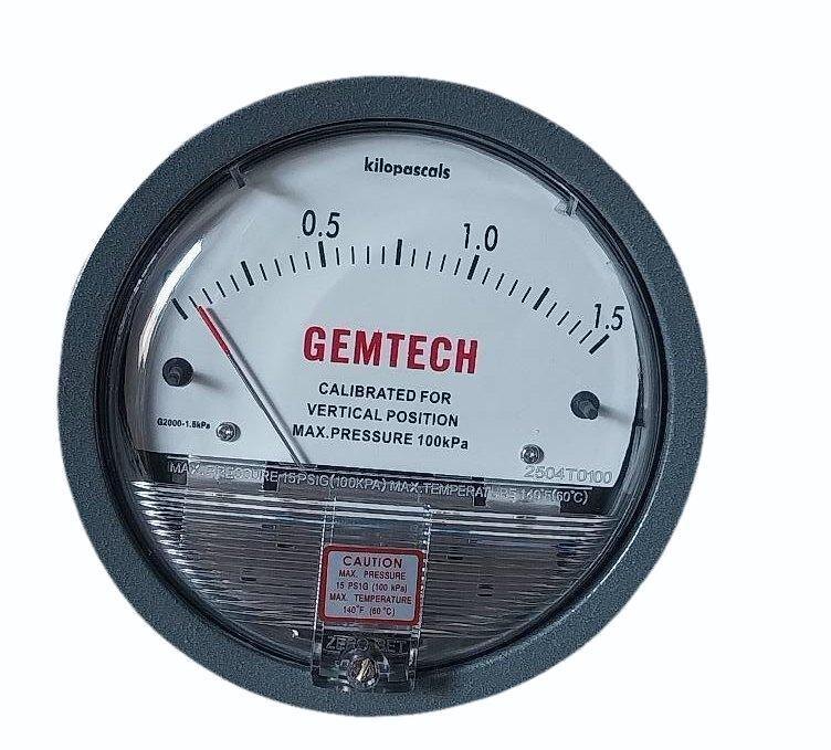 GEMTECH DIFFERENTIAL PRESSURE GAUGE In Basai Industrial Area Gurgaon
