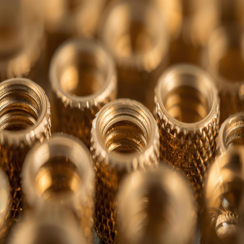 Brass Molding Inserts - Diameter: 8 Millimeter (Mm)