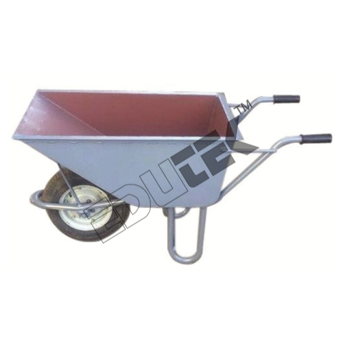Wheel Barrow - Heavy-duty Steel Frame, Ergonomic Handle Design, 6 Cubic Feet Capacity, Durable All-terrain Tires