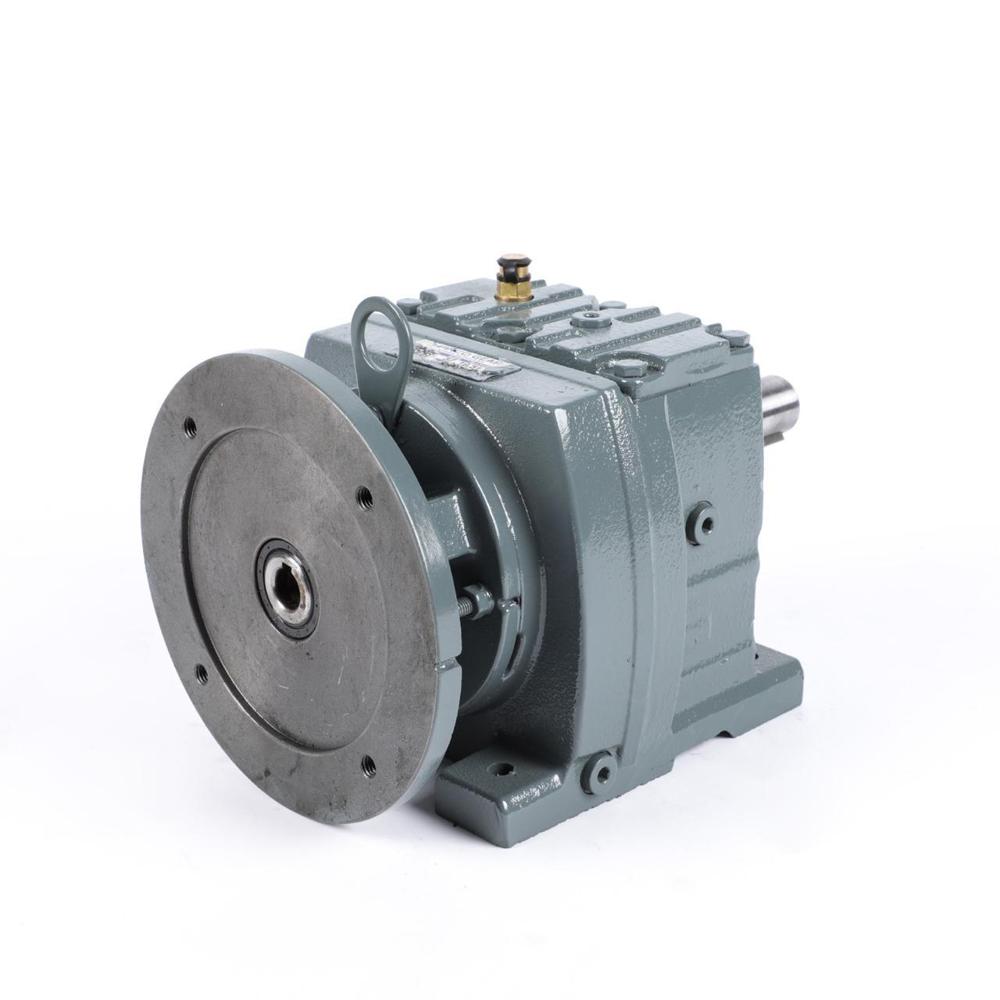 Helical Gearbox - 3 Hp Single Phase Mild Steel Flange-mounted Horizontal Conveyor Drive | 90% Efficiency For Material Handling