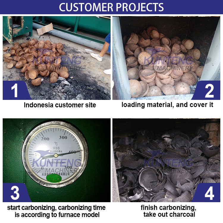 Bamboo Charcoal Stove Machine