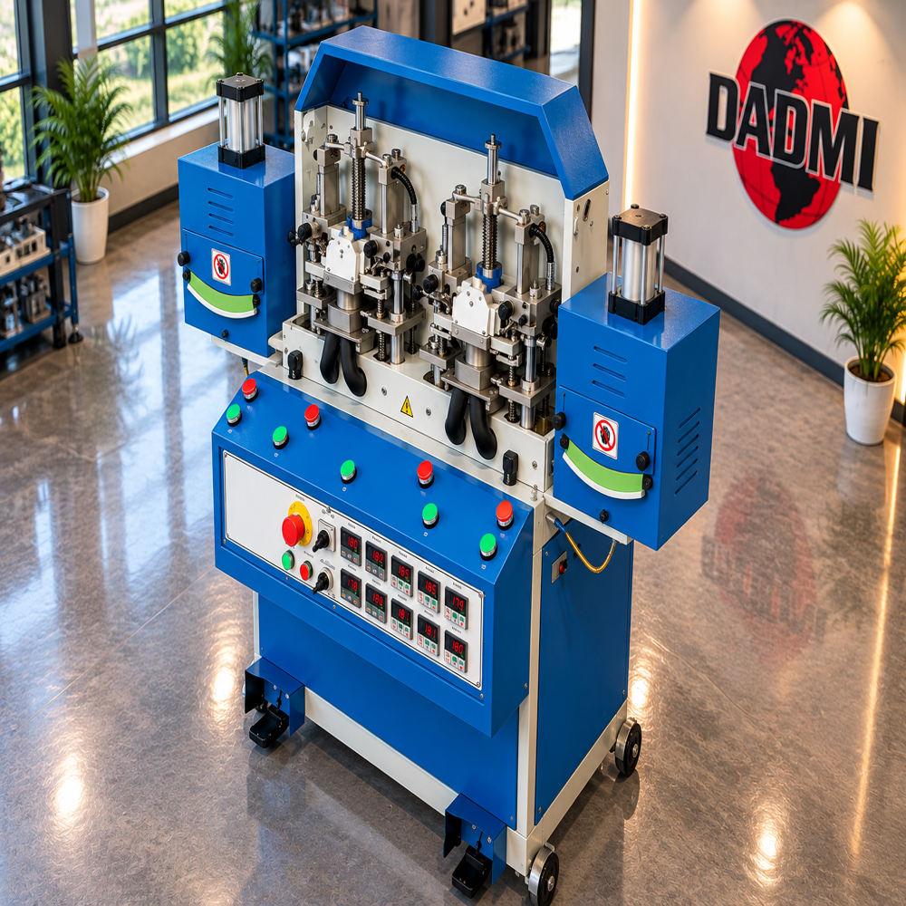 Toe Moulding Machine - Color: Blue & Silver