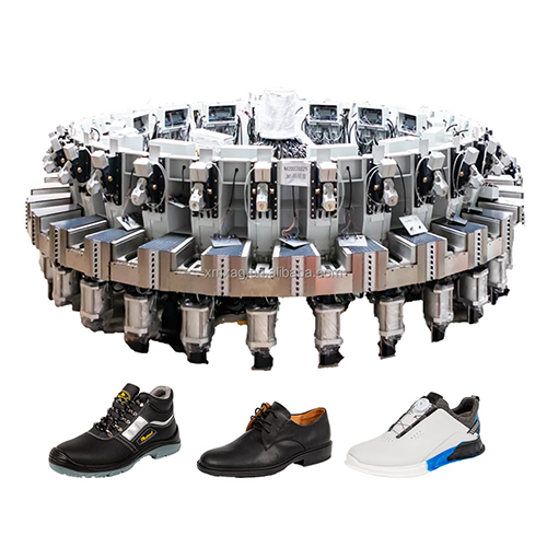 PU Rotary Type Footwear Sole Injection Moulding Machine